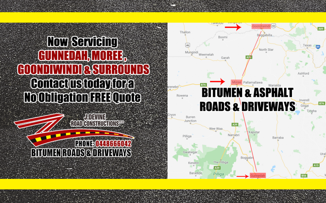 Bitumen & Asphalt Services – Moree, Gunnedah & Goondiwindi Areas